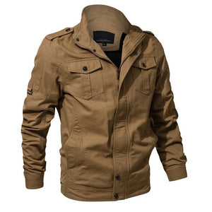 Men's Military Style Jacket - 3 colors-Jacket-Gentleman.Clothing