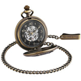 Men's Musical Harp Mechanical Collection Pocket Watches - 3 Colors-Watches-Gentleman.Clothing