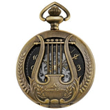Men's Musical Harp Mechanical Collection Pocket Watches - 3 Colors-Watches-Gentleman.Clothing