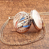Men's Native Indian Copper Antique Collection Pocket Watches - 2 Colors-Watches-Gentleman.Clothing