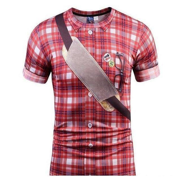 Men's Nerdy Strap T-Shirt - Multiple Sizes-tshirt-Gentleman.Clothing