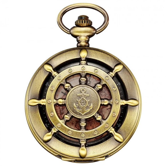 Men's Retro Anchor Collection Pocket Watches - 3 Colors-Watches-Gentleman.Clothing