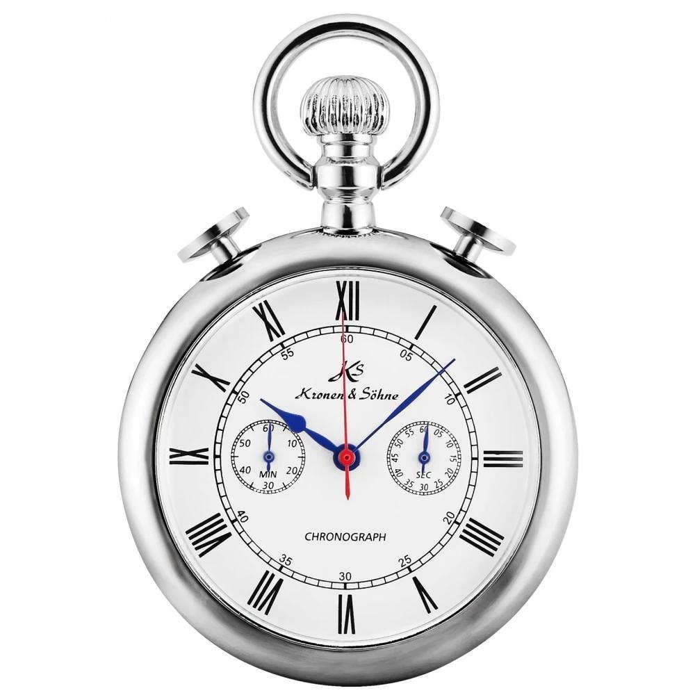 Men's Retro Vintage Chronograph Collection Pocket Watches - 3 Colors