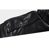 Men's Slim Leather Jacket - 2 Colors-Jacket-Gentleman.Clothing