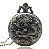 Men's Vintage Chinese Zodiac Pocket Watch-Watches-Gentleman.Clothing