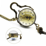 Men's Vintage Glass Bull Eye Pocket Watch-Watches-Gentleman.Clothing