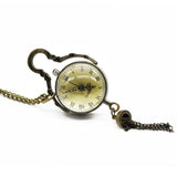 Men's Vintage Glass Bull Eye Pocket Watch-Watches-Gentleman.Clothing