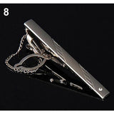 Modern Silver Collection Tie Bars/Clips-Tie Clips-Gentleman.Clothing