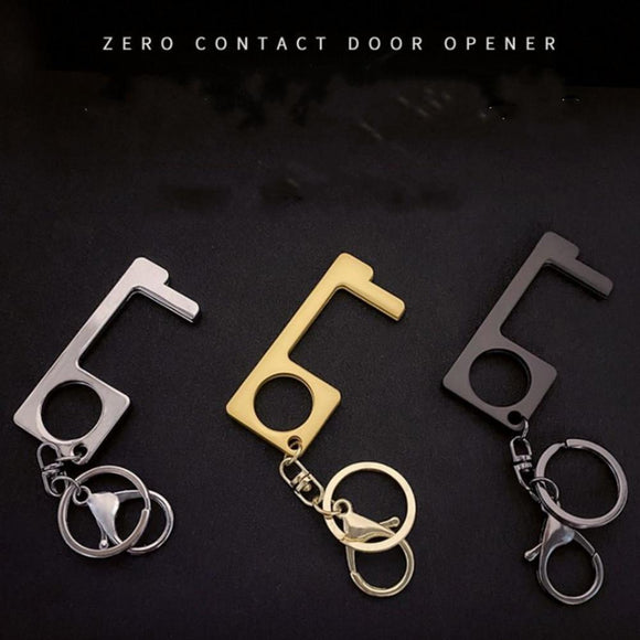 Multi-functional Door Opener No-Contact Key Chain Tool-Key Chains-Gentleman.Clothing