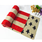 Patriotic USA Flag Scarf-Scarves-Gentleman.Clothing