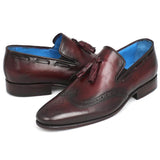 Paul Parkman Hand-Made Wingtip Tassel Loafers Bordeaux-Shoes-Gentleman.Clothing