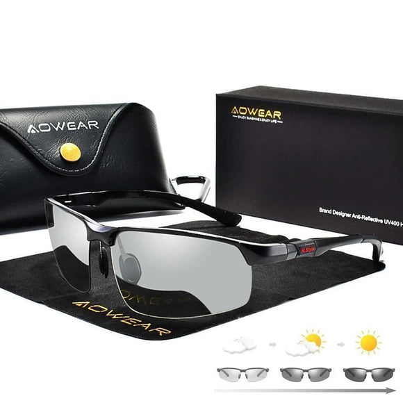 Photochromic Polarized Sunglasses Collection - 3 Colors-Glasses-Gentleman.Clothing