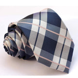 Plaid Wide Necktie & Handkerchief Collection-Neckties-Gentleman.Clothing