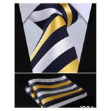 Plaid Wide Neckties & Handkerchiefs Collection - Multiple Styles-Neckties-Gentleman.Clothing