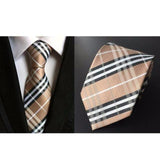 Plaid/Polka Collection Wide Neckties - 18 Colors & Styles-Neckties-Gentleman.Clothing