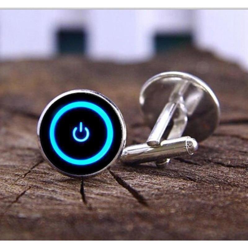 Power Button Collection Cufflinks - 3 Colors