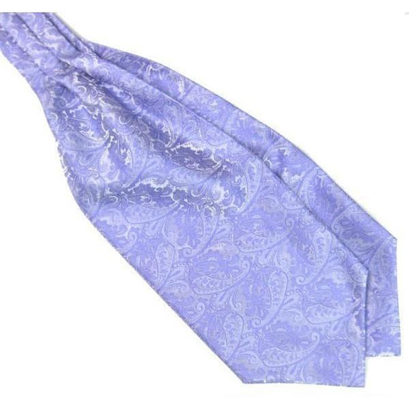 Purple Paisley Gentleman Collection Ascot/Cravat Tie-Ascot Ties-Gentleman.Clothing