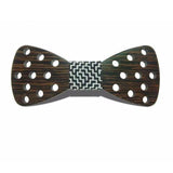 Reverse Polka Collection Wooden Bow Ties - 20 Colors & Styles-Bowties-Gentleman.Clothing