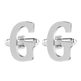 Silver Alphabet Collection Cufflinks - 18 Letters-Cufflinks-Gentleman.Clothing