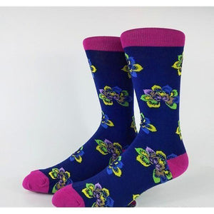 Space Flower Collection Socks - 3 Colors-Socks-Gentleman.Clothing