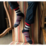 Stripey Casual Collection Socks - 5 Colors-Socks-Gentleman.Clothing