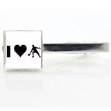 Table Tennis Lovers Collection Tie Bars/Clips - 3 Colors & Styles-Tie Clips-Gentleman.Clothing