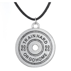 Train Hard Or Go Home Necklace-Necklaces-Gentleman.Clothing