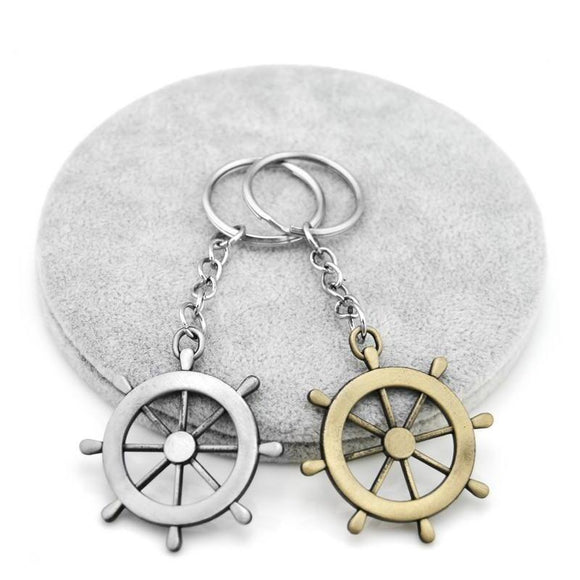 Vintage Gold Anchor Collection Key Chains - 5 Colors & Styles-Key Chains-Gentleman.Clothing