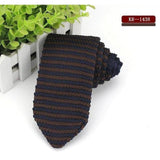 Vintage Knitted Collection Skinny Ties - 17 Colors & Styles-Skinny Ties-Gentleman.Clothing