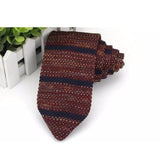 Vintage Knitted Collection Skinny Ties - 17 Colors & Styles-Skinny Ties-Gentleman.Clothing