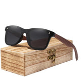 Wooden Walnut Polarized Mirror Lens Sunglasses Collection - 5 Colors-Glasses-Gentleman.Clothing